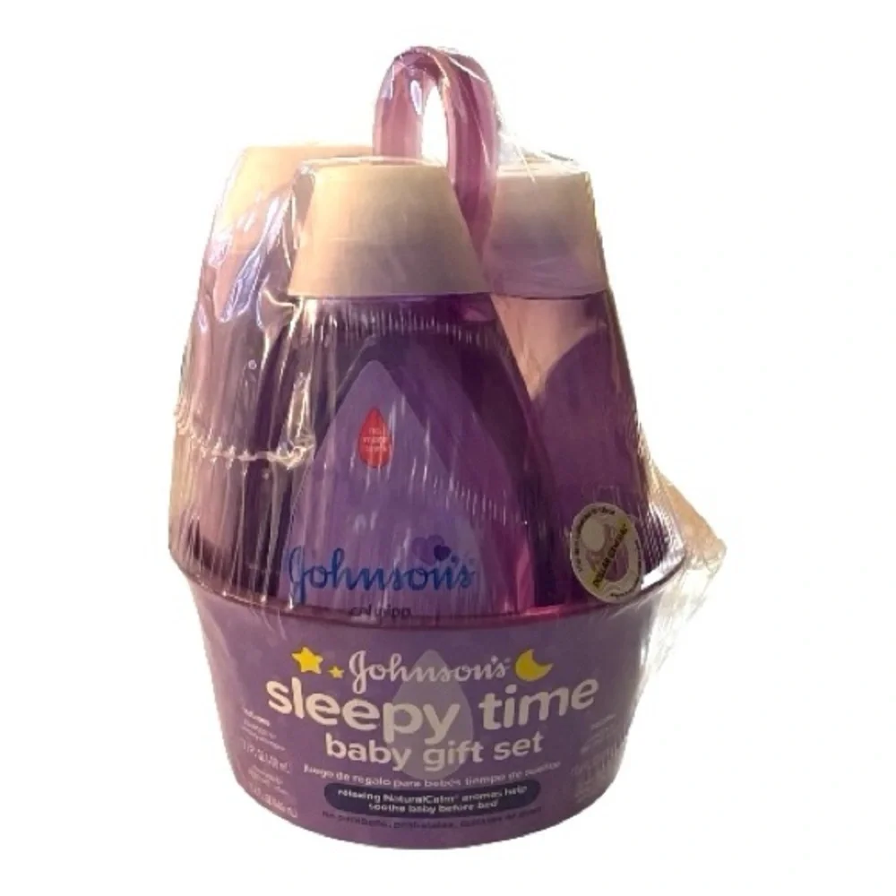 Johnson’s Sleepy Time Baby Gift Set Lotion Wash Shampoo Bedtime Bundle